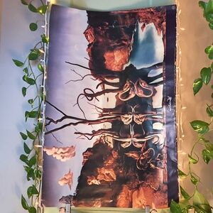 Home - Poster Salvador Dali Swans Elephants Oil On Canvas Print 37 × 24